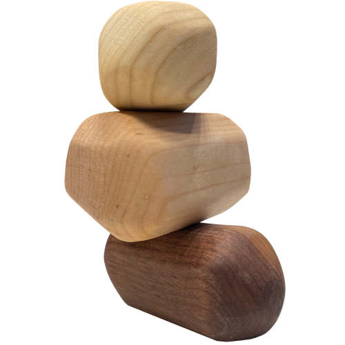 GEO RATTLE STACKING BLOCK SET