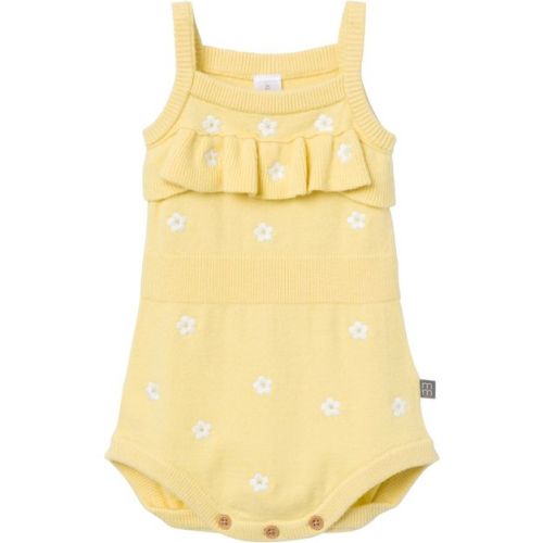 Modern Moments™ by Gerber Baby Girls' Jersey Knit Sunsuit, Yellow, 0-3 Months