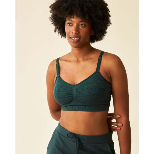 Sublime® Hands-Free Pumping & Nursing Bra | Evergreen - Kindred Bravely