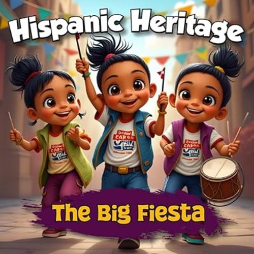 THE BIG FIESTA Celebrating Hispanic Heritage Month story book for kids: Latino Celebrations book