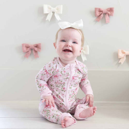 Bows in Bloom Convertible Zip Romper
