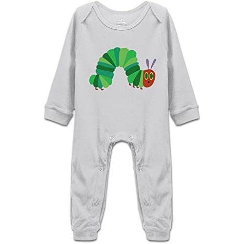 DOQOSESHY The Very Hungry Caterpillar Infant Girl Boy Bodysuit 0-24 Months Rompers