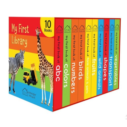My First Library: Boxset of 10 Board Books for Toddlers