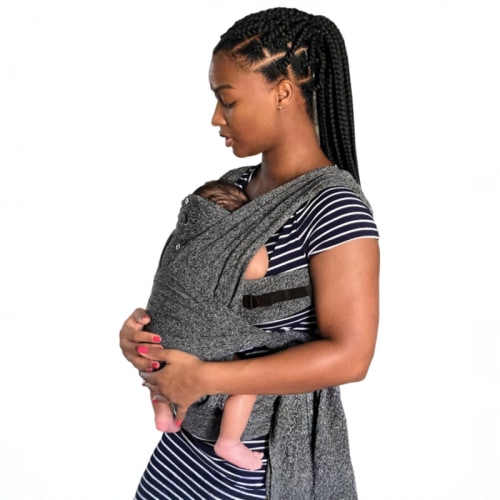 Boppy ComfyFit Adjust Hybrid Baby Carrier, Heathered Gray