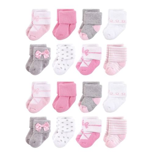 Little Treasure Baby Cotton Rich Terry Socks 16-Pack