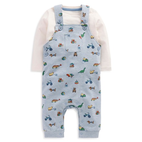 Kids' Jersey Dungaree Set