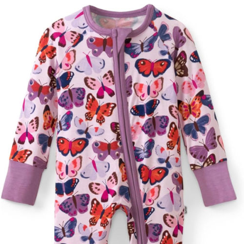 Little Sleepies Pajamas for Baby Boys & Girls, Viscose from Bamboo Baby Pajamas, Sleepers, 2-Way Zipper PJs