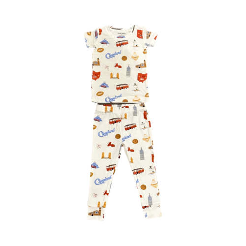 Cleveland Short Sleeve Loungewear Set – Babycakes Children's Boutique