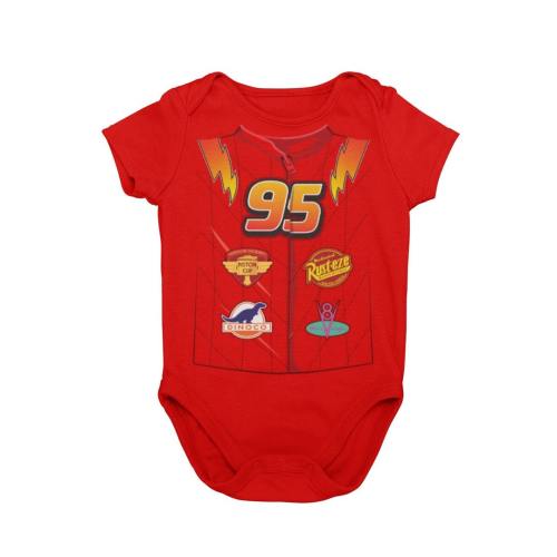 Lightning Racing Suit Baby Halloween Costume | 95 Racing Jacket Baby Cosplay | Animated Car Movie Character Bodysuit | WDW Orlando MNSSHP