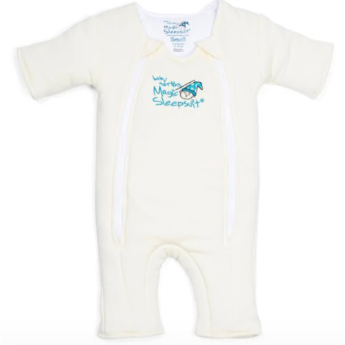 Cream Baby Merlin’s Magic Sleepsuit | Soft 100% Cotton Infant Sleepsuit