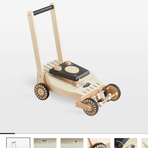 Wonder & Wise by Asweets Wooden Kids Toy Lawn Mower