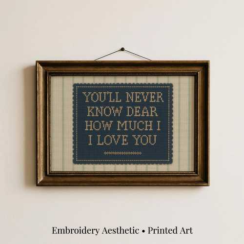 You'll Never Know Dear Print ∙ Vintage Boy Room Art