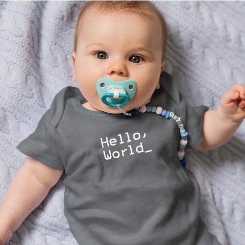 Baby Geek "Hello World" Bodysuit