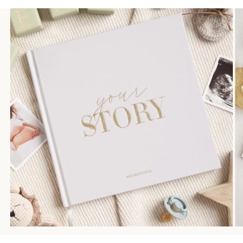 Your Story - USA - Baby Memory Book - Grey Edition