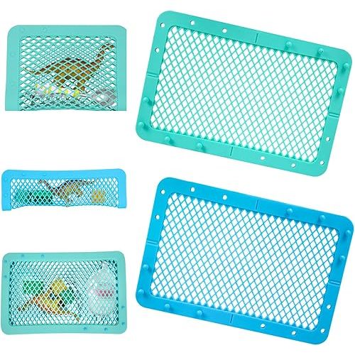 Silicone Dishwasher Basket for Baby Items Dishwasher Bag for Small Items Dishwasher Bottle Parts Basket Bottle Nipples Baby Dishwasher Breast Pump Accessories Pacifier Toy Parts (Blue, Green)