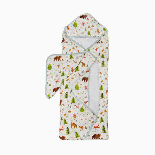 Loulou Lollipop Hooded Towel Set - Forest Friends