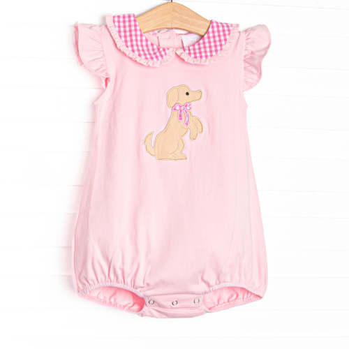 Sit, Stay, Play Applique Bubble, Pink – Stitchy Fish
