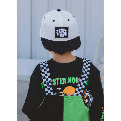 Colorblock Green Overalls | Little Trouble