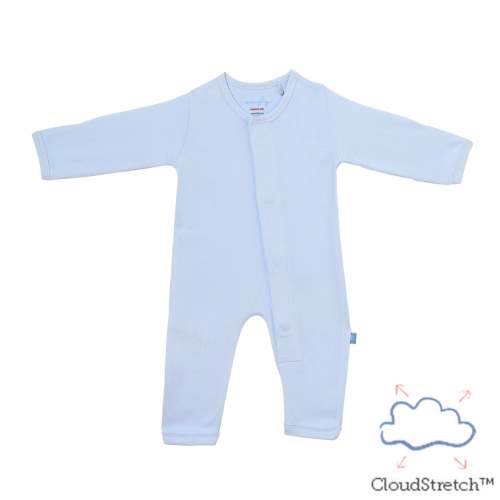 soft baby blue CloudStretch™ magnetic coverall