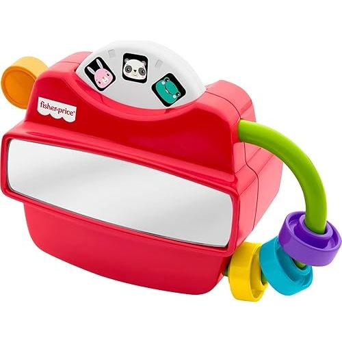 Fisher-Price Baby Toy Fidget Activity Viewer, Retro-Inspired Fine Motor Skill Developmental Play for Infants Ages 6+ Months