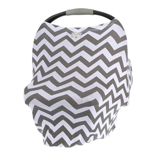 Itzy Ritzy 4-in-1 Nursing Cover, Car Seat & Stroller Cover (Checkerboard)