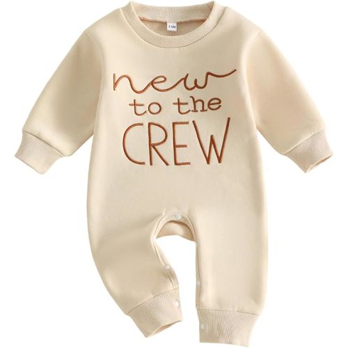 Newborn Baby Girl Fall Outfit Romper Jumpsuit Warm Infant Clothes
