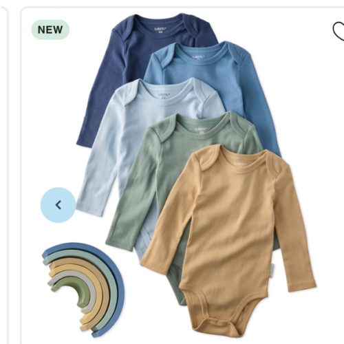 BLAKE 5-Pack Long Sleeve Bodysuits