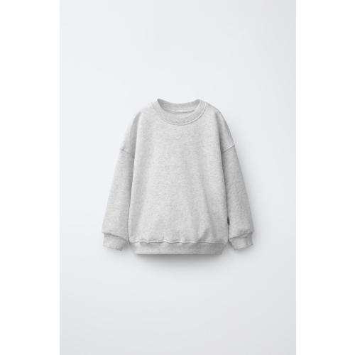 PLAIN SWEATSHIRT - Gray marl | ZARA United States