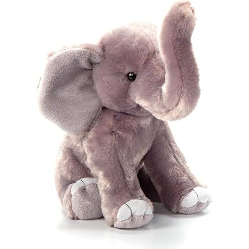 The Petting Zoo African Elephant Stuffed Animal Plushie, Gifts for Kids, Wild Onez Safari Animals, Elephant Plush Toy 12 Inches