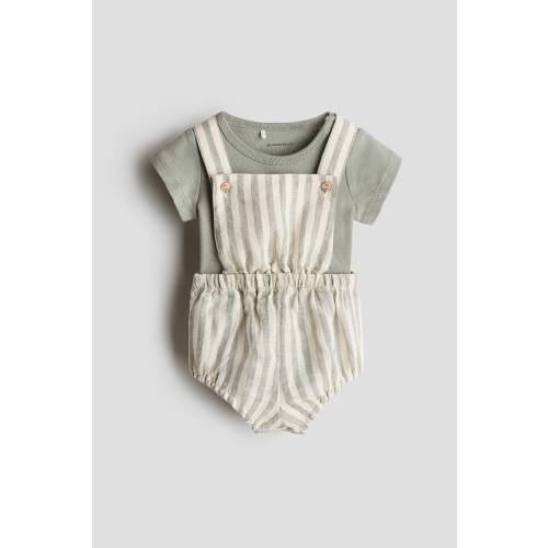 2-PIECE LINEN AND COTTON SET