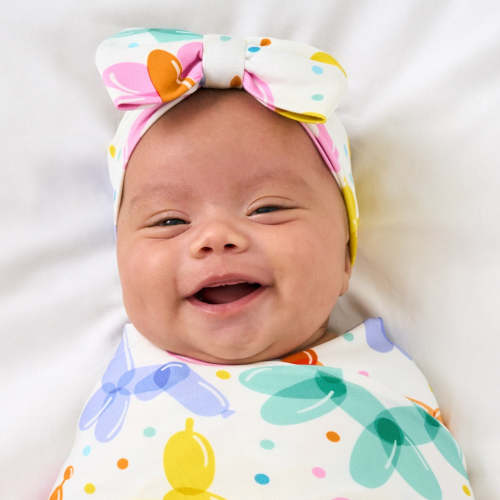 Balloon Bash Luxe Bow Headband | Little Sleepies