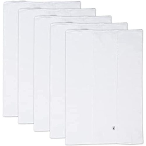 Tri-fold Knit Burp Cloths Soft Absorbent 100% Organic Cotton for Baby Boys, Girls