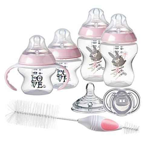 Tommee Tippee Closer to Nature Newborn Starter Set in Pink