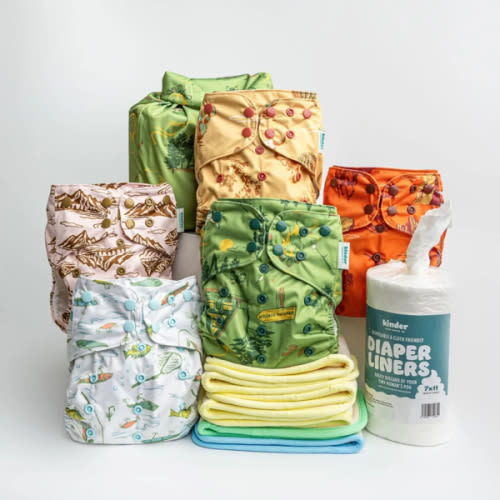 New Parent Starter Bundles: Pocket Cloth Diapers with Athletic Wicking Jersey and More