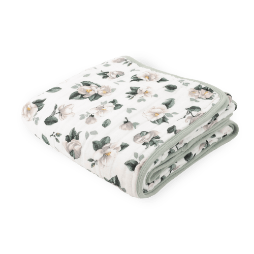 Original Organic Cotton Muslin Quilt - Magnolia
