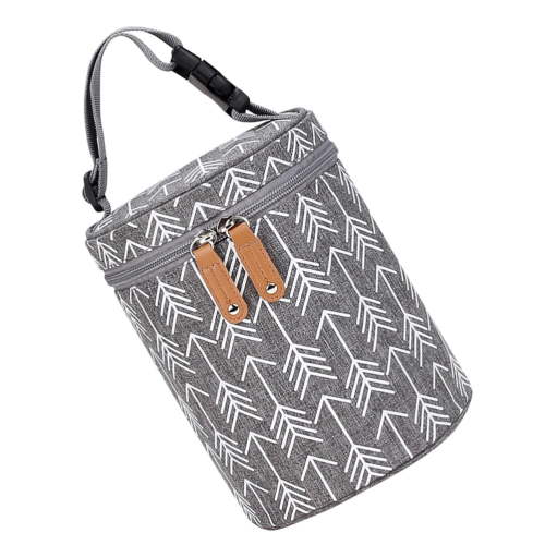 LOLIPPYY Baby Bottle Travel Cooler Rectangular Insulation Grey 1Pack