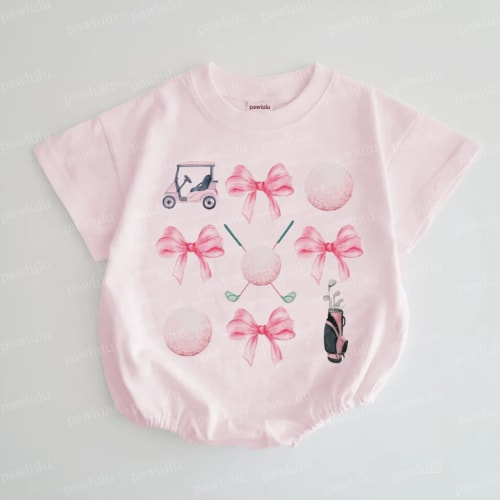 Baby Golf Bow Romper