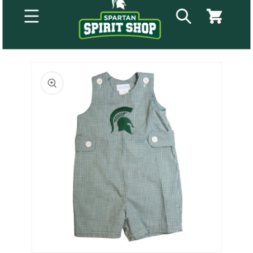 Michigan State Spartans Embroidered Infant Romper – Spartan Spirit Shop