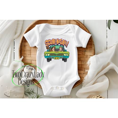Baby SPN Onesie Bodysuit Baby shower gift demon hunter