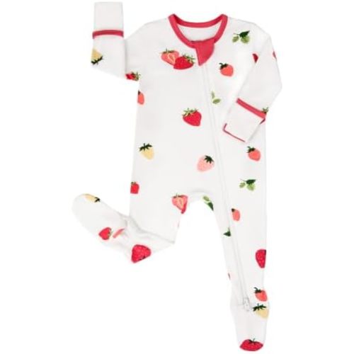 BubblePanda Rayon Made From Bamboo Baby Pajamas Long Sleeve Sleepers