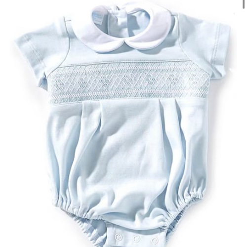 Edgehill Collection Baby Boys Solid Smock Bubble | Dillard's