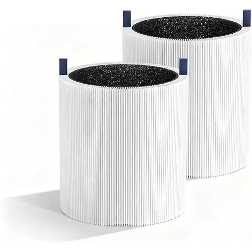 Replace for Blueair 511 Replacement Filter 2 Pack for Blueair Blue Pure 511 Air Purifier, 3-in-1 Replacement Blue Air 511 Filter with Advanced HEPA Particle Filter and Activated Carbon Filter