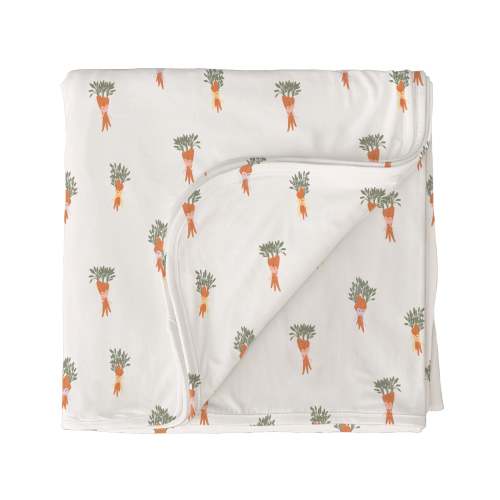 Cuddly Carrots Bamboo 3-Layer Blanket
