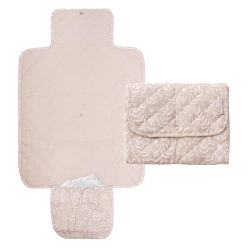 Portable Diaper Changing Pad - Waterproof Travel Baby Changing Mat - Foldable Compact Diaper Change Pad - Lightweight On The Go Change Station for Newborn Infant (Meadow Reflection)