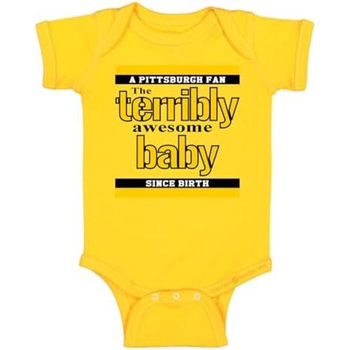 Pittsburgh Terribly Awesome Baby Funny Parody One Piece