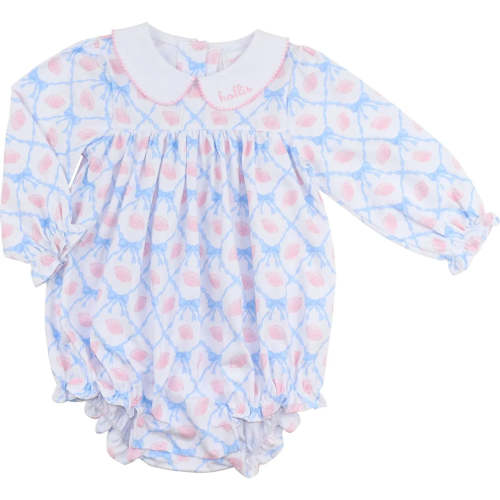 Pink and Blue Football Knit Bubble – Cecil & Lou