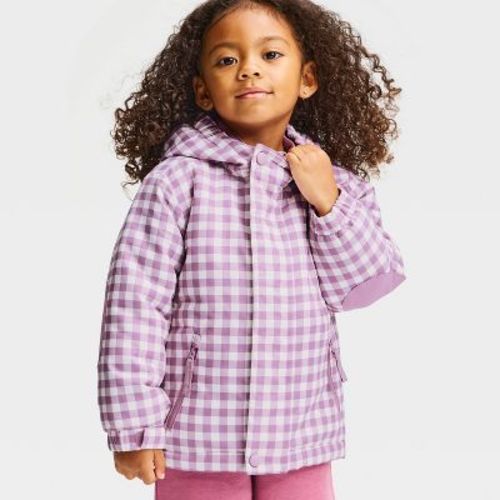 Baby 3-in-1 Winter Snowplay Plaid Jacket - Cat & Jack™ Purple 18M