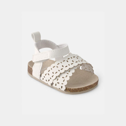 Baby Girl Floral Sandals - White | Carter’s Oshkosh Canada