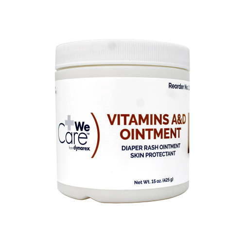 Dynarex Vitamin A&D Ointment, Diaper Rash Cream, 15 oz, Skin Protectant