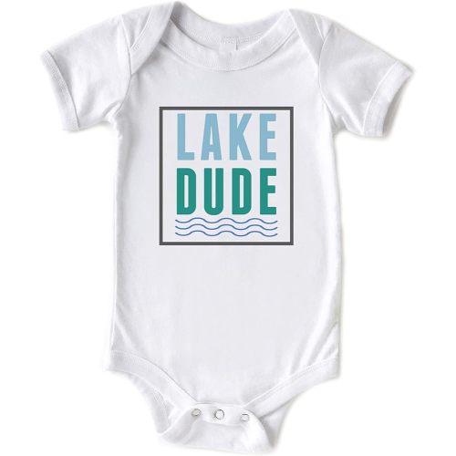 Lake Dude Baby Boy Summer Bodysuit